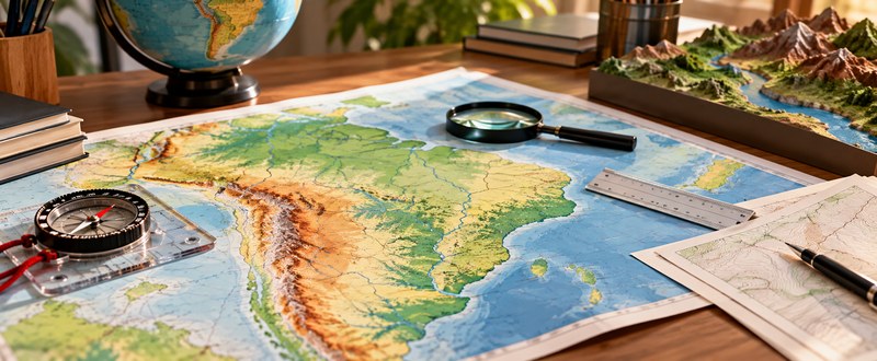 Cartografia: elementos de um mapa e como estudar para o ENEM