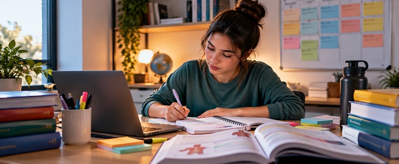 Como estudar mais de uma matéria por dia sem comprometer o aprendizado