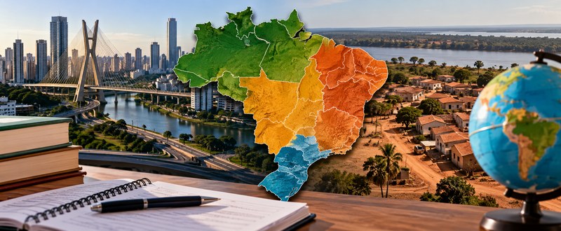 Desigualdade regional no Brasil: como o tema aparece no ENEM